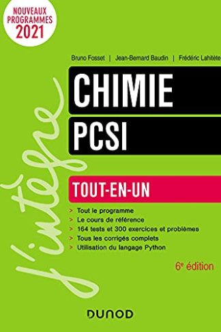 CHIMIE TOUT EN UN PCSI