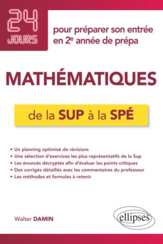 MATHEMATIQUES DE LA SUP A LA SPE