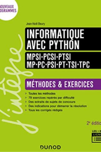 INFORMATIQUE AVEC PYTHON METHODES