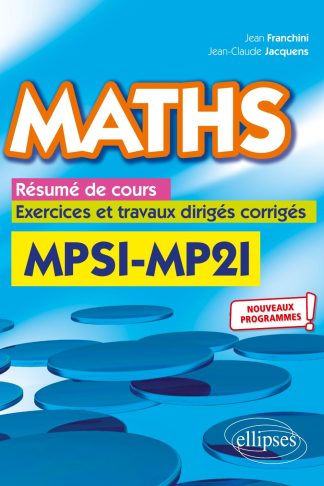 MATHS  MPSI-MP2I