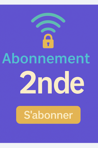 Abonnement Seconde