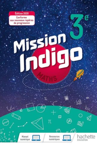 LIVRE DE MATHS INDIGO - 3e