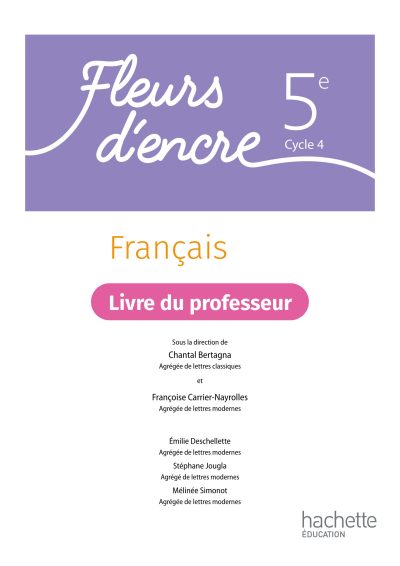 FLEURS D'ENCRE LIVRE DU PROF