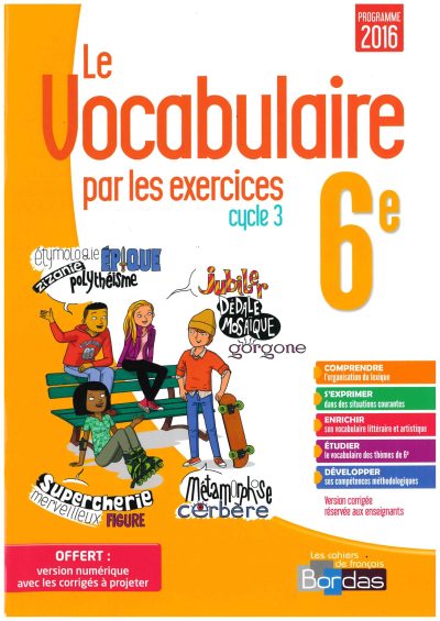 Le vocabulaire par les exercices