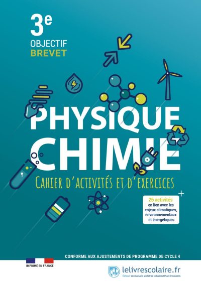 CAHIER ACTIVITE PHYSIQUE CHIMIE - 3e