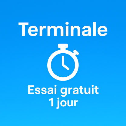 abonnement essai terminale